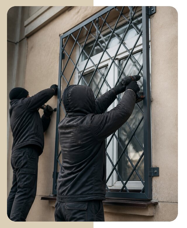 Установка антивандальных решеток на окна в Смоленске